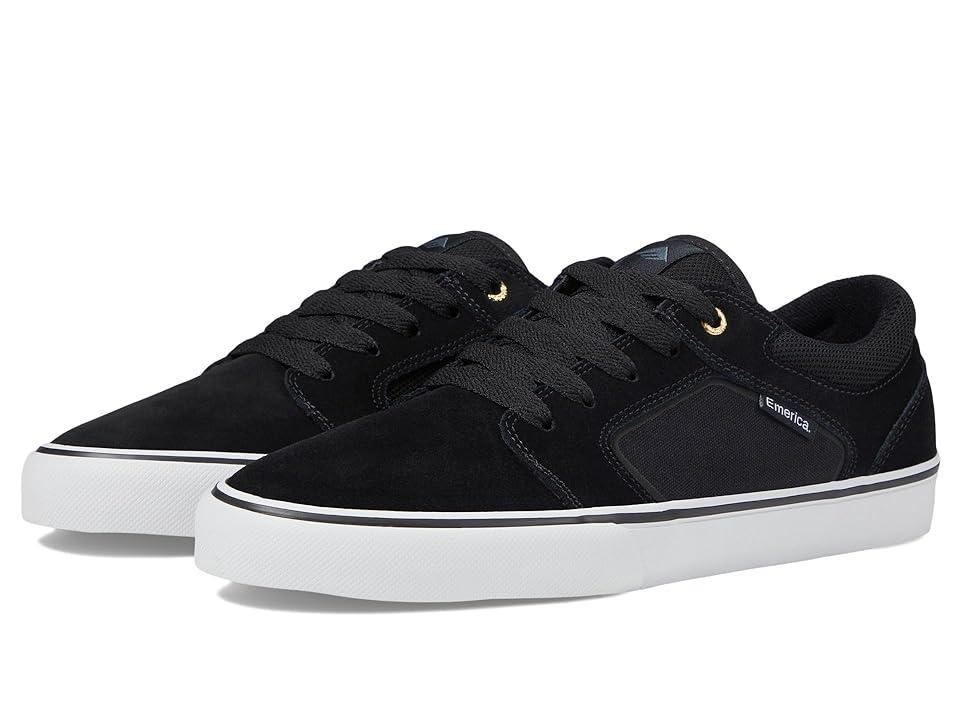 Emerica Cadence (Black/White/Gold) Men's Skate Shoes Product Image