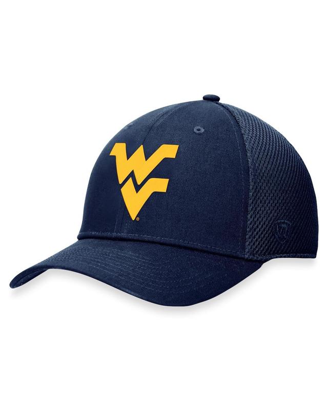 Top of the World Mens Navy West Virginia Mountaineers Spacer Flex Hat Product Image