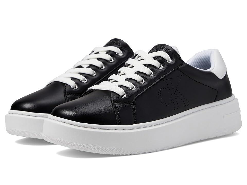 Calvin Klein Womens Daili Lace-Up Platform Casual Sneakers Womens Shoes Product Image