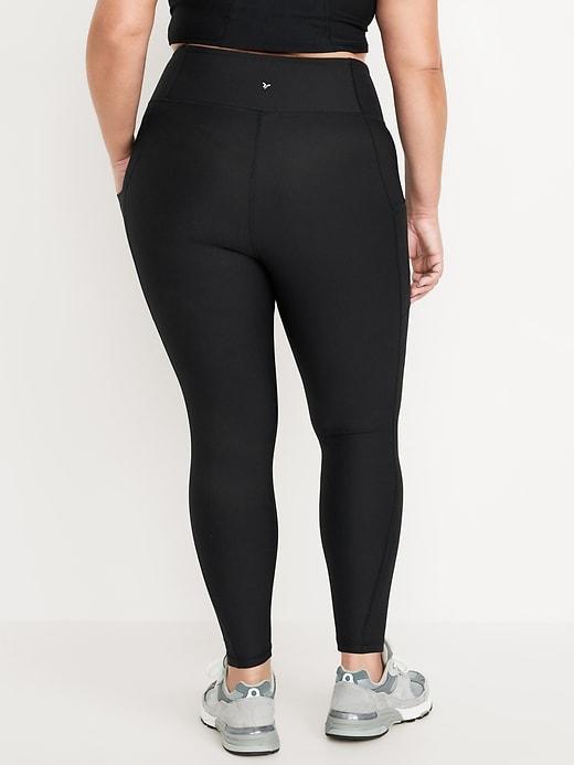 High-Waisted PowerSoft Ribbed Leggings Product Image