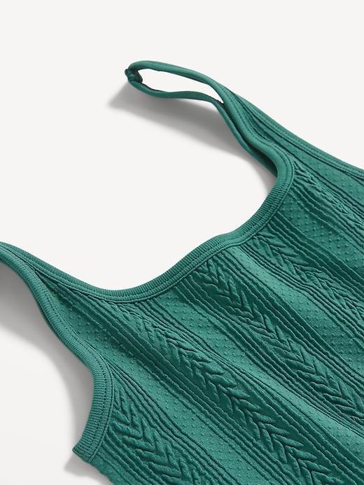 Seamless Cable-Knit Bralette Product Image