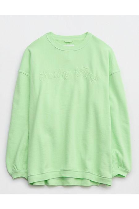 Aerie REAL Crew Sweatshirt Women's Product Image