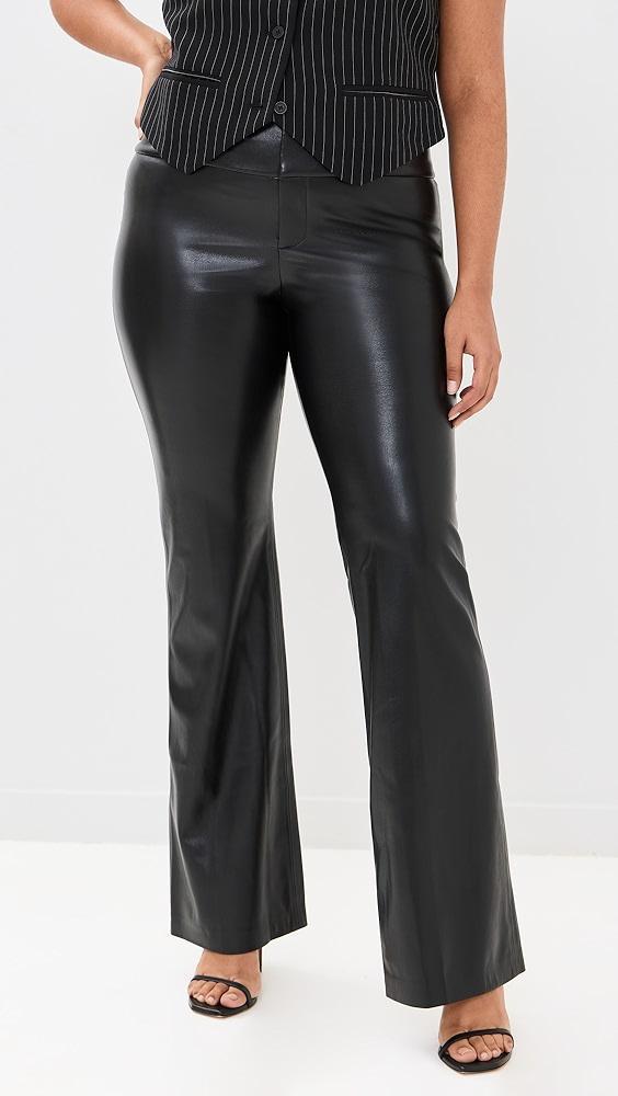 alice + olivia Olivia Vegan Leather Pants | Shopbop Product Image