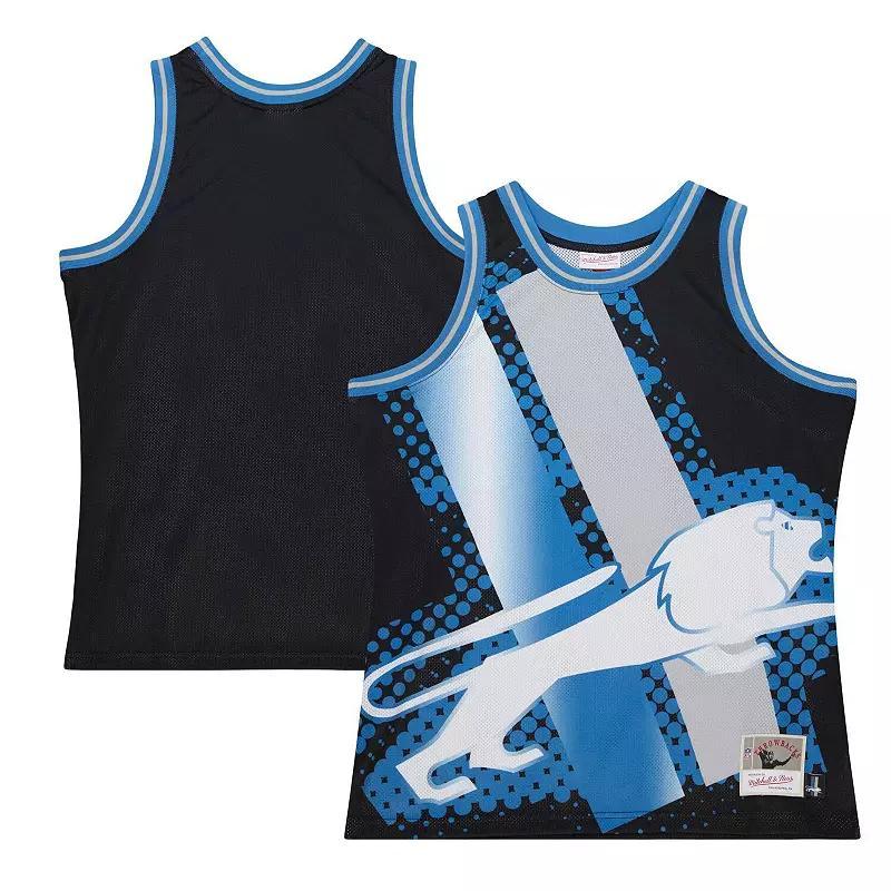 Mens Mitchell & Ness Detroit Lions Big Face 7.0 Fashion Tank Top Product Image