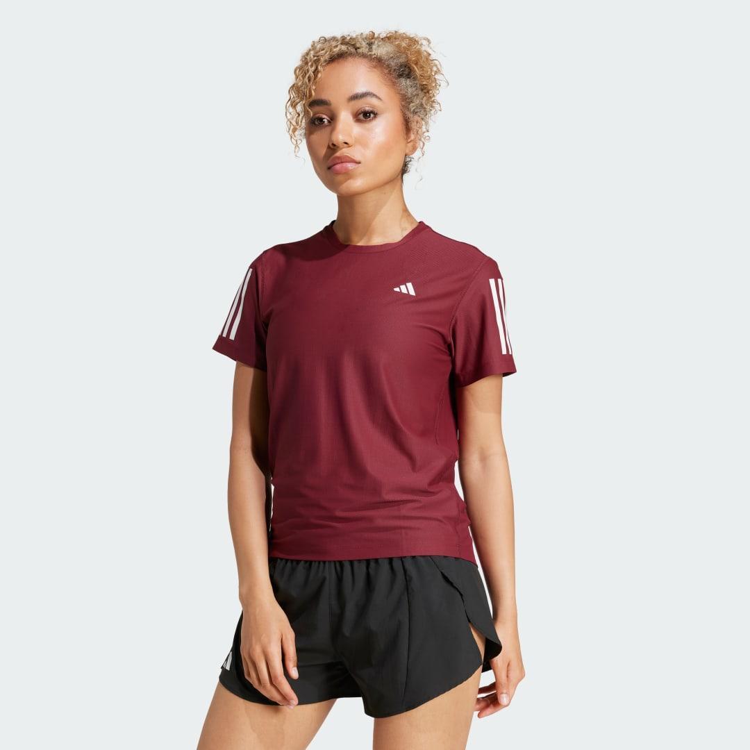 adidas Own The Run Tee White S Womens Product Image