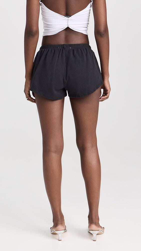 Sami Miro Vintage Mini Safety Pin Sweat Shorts | Shopbop Product Image