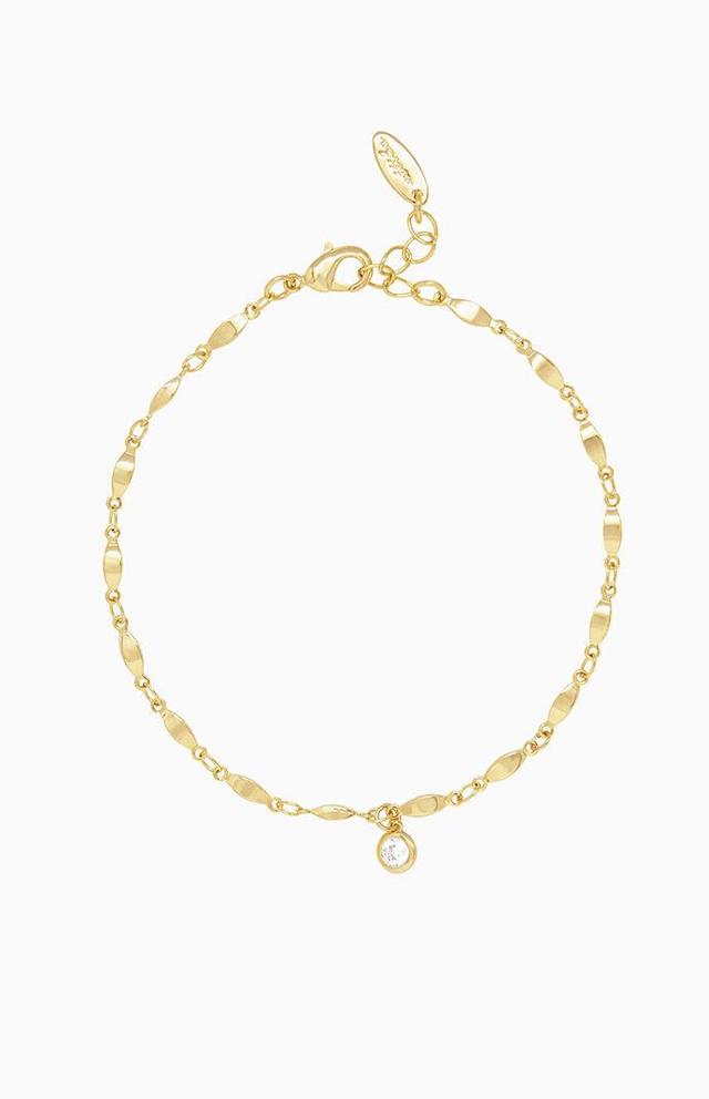 Ettika Day Dreamer Anklet With Crystal Charm Product Image