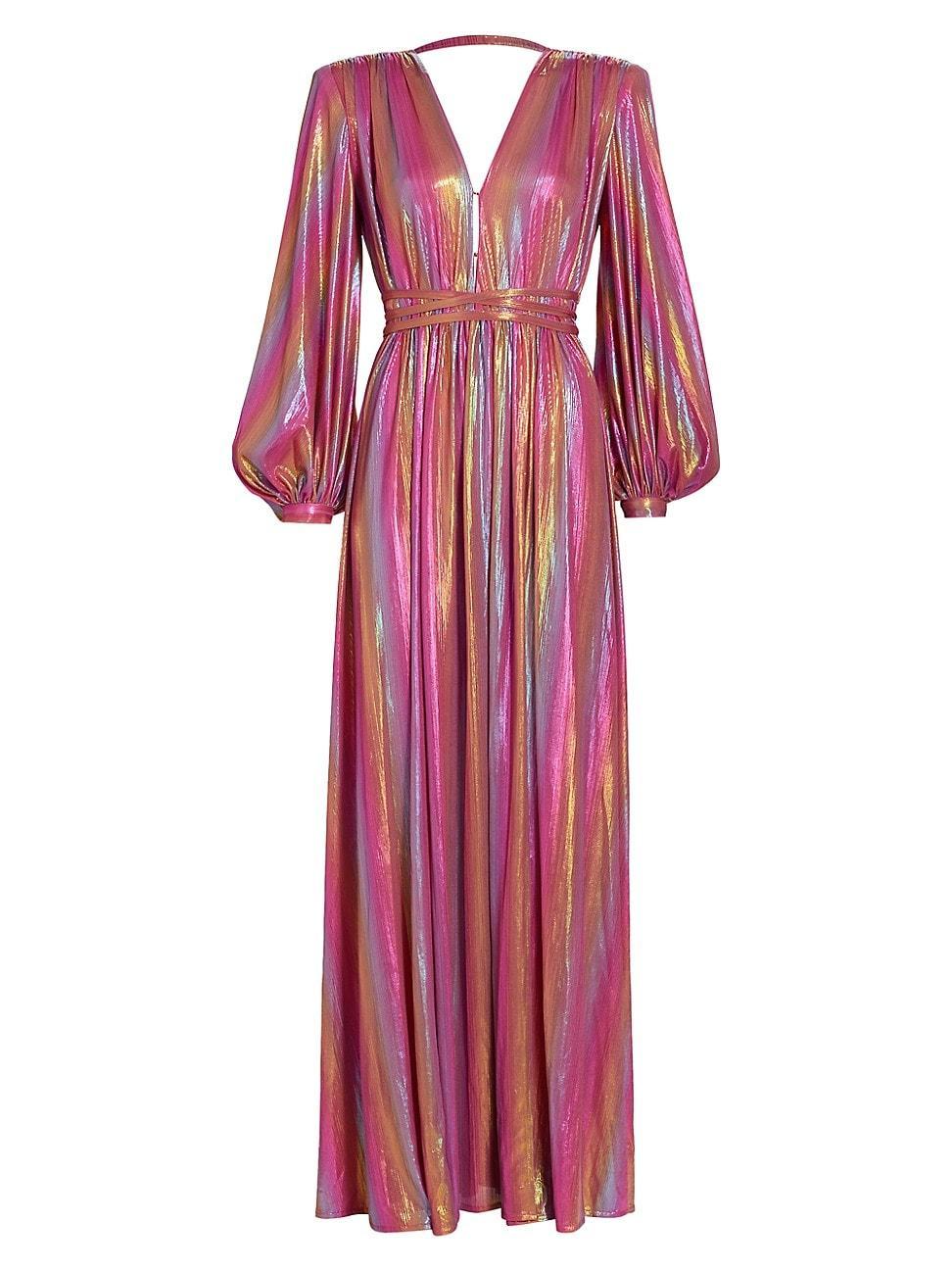 Womens Zoe Gradient Metallic Gown Product Image