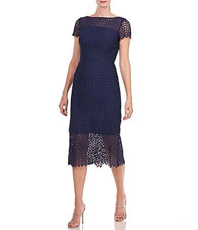 Womens Tatum Lace Sheath Dress Product Image