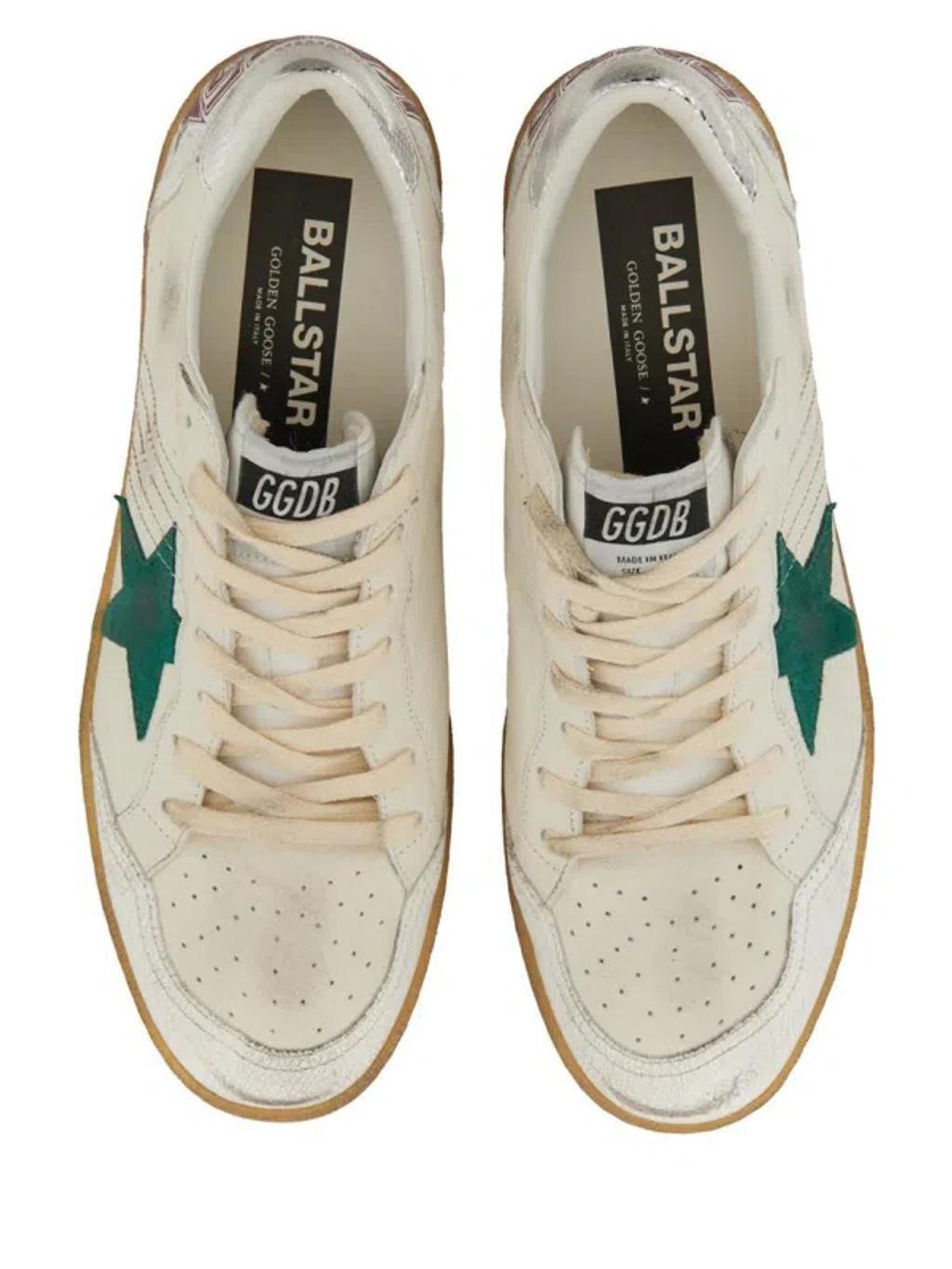 GOLDEN GOOSE Ball Star Low-top Sneakers In Neutral Product Image