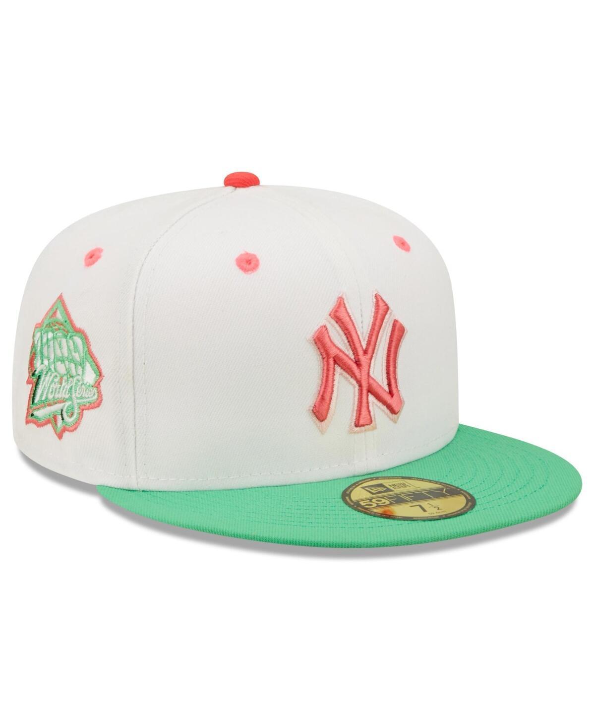 Mens New Era /Green New York Yankees 1999 World Series Watermelon Lolli 59FIFTY Fitted Hat Product Image