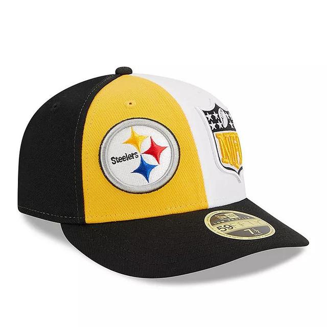 Mens New Era /Black Pittsburgh Steelers 2023 Sideline Low Profile 59FIFTY Fitted Hat Product Image