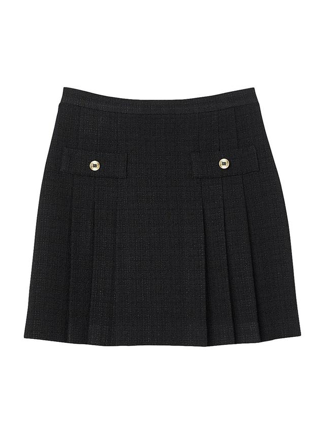 sandro Katyna High Waist Tweed Skirt Product Image