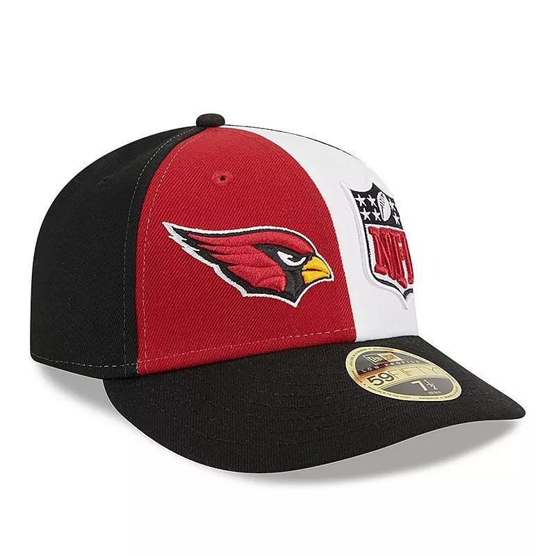 Mens New Era Cardinal/Black Arizona Cardinals 2023 Sideline Low Profile 59FIFTY Fitted Hat Product Image