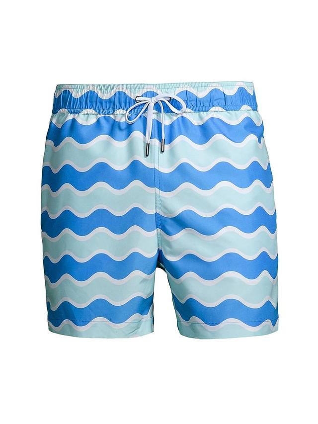 Mens Charles 5 Wave Stripe Swim Shorts Product Image