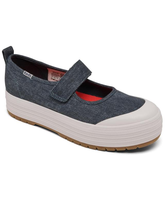 Keds Womens Mary Jane Canvas Platform Casual Sneakers from Finish Line Product Image