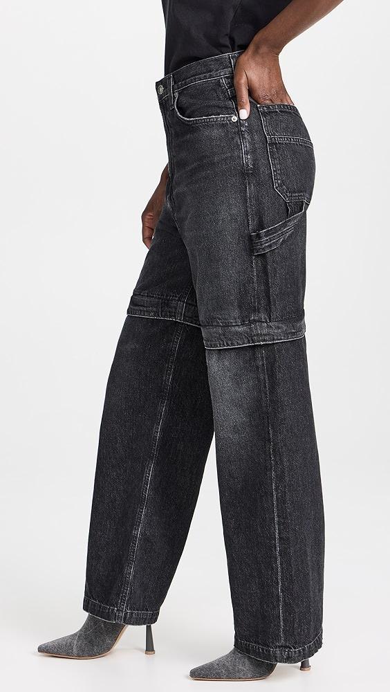 AGOLDE Risha Zip Utility Jeans | Shopbop Product Image