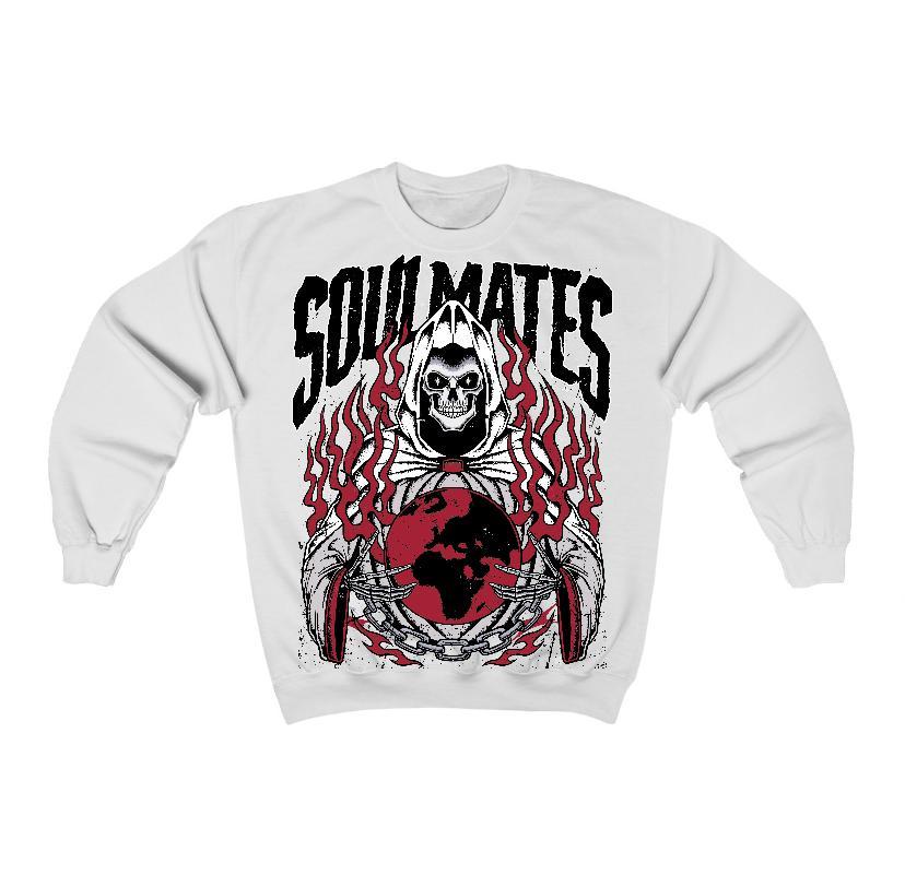 Black Toe 14s Flontae Sweatshirt Soulmates Graphic Product Image