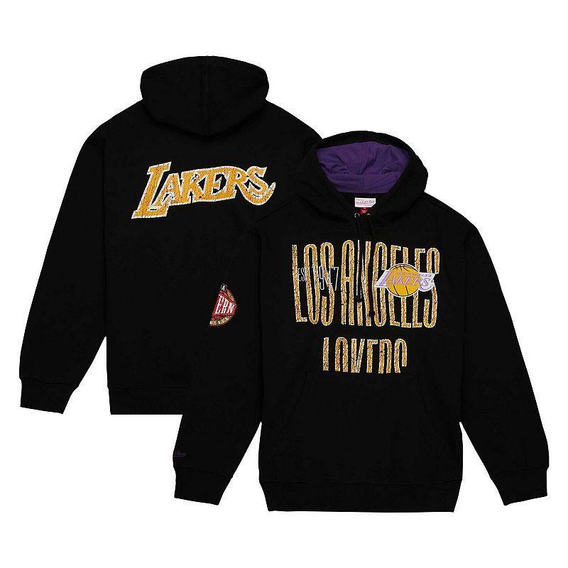 Mens Mitchell & Ness Los Angeles Lakers Hardwood Classics OG 2.0 Pullover Hoodie Product Image