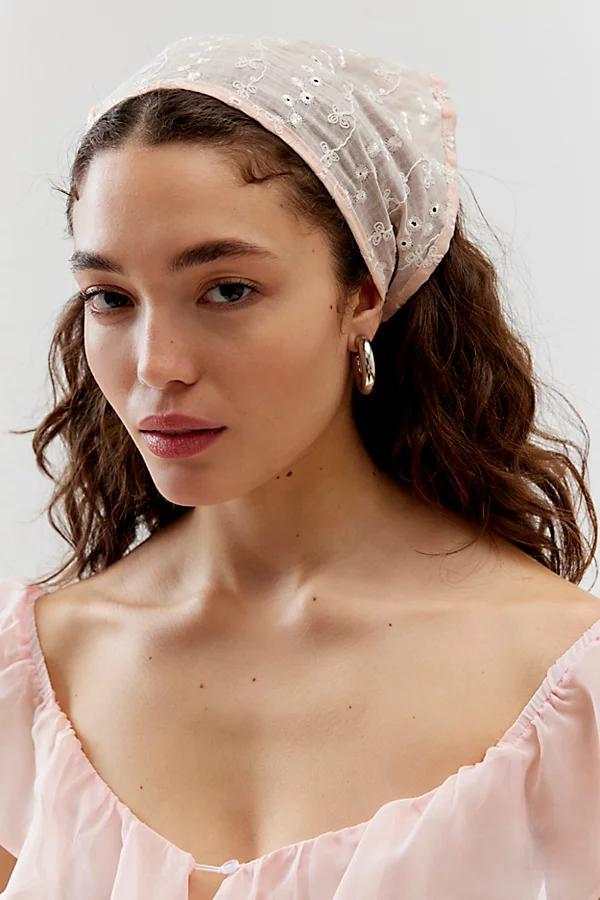 Iris Eyelet Headscarf Womens at Urban Outfitters Product Image