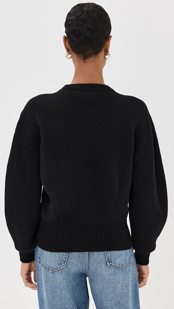 Another Tomorrow Cashmere Knit Sweatshirt | Shopbop Product Image