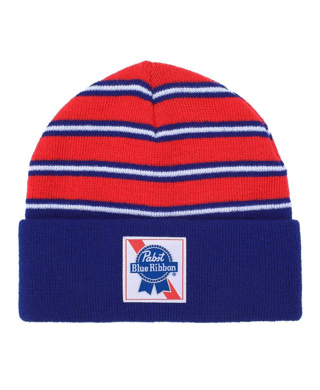 Pabst Blue Ribbon Mens Pabst Brewing Officially Licensed Cuff Knit Beanie Product Image