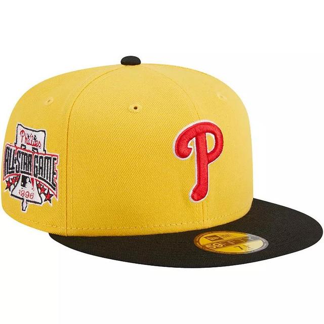 Mens New Era /Black Philadelphia Phillies Grilled 59FIFTY Fitted Hat Product Image