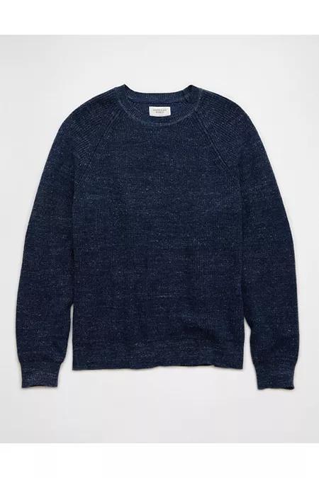 AE Long-Sleeve Shaker Crew Neck Sweater Men's Product Image