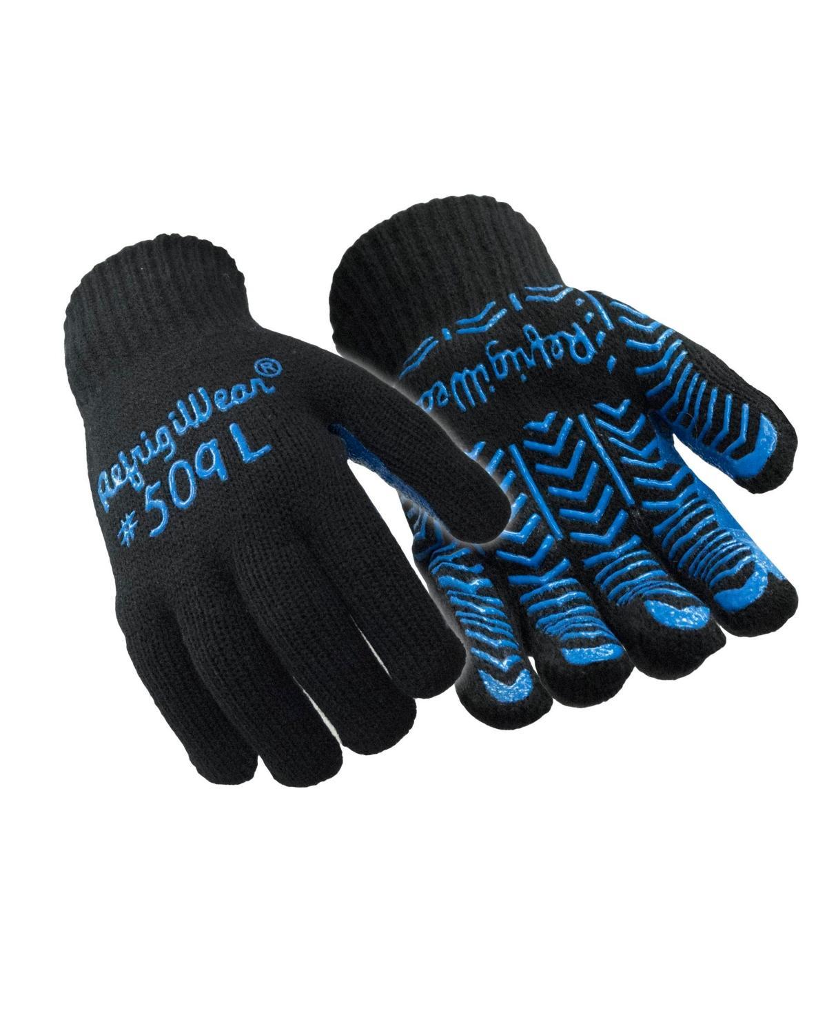 RefrigiWear Mens Warm Dual Layer Palm Coated Herringbone Grip Work Gloves Product Image