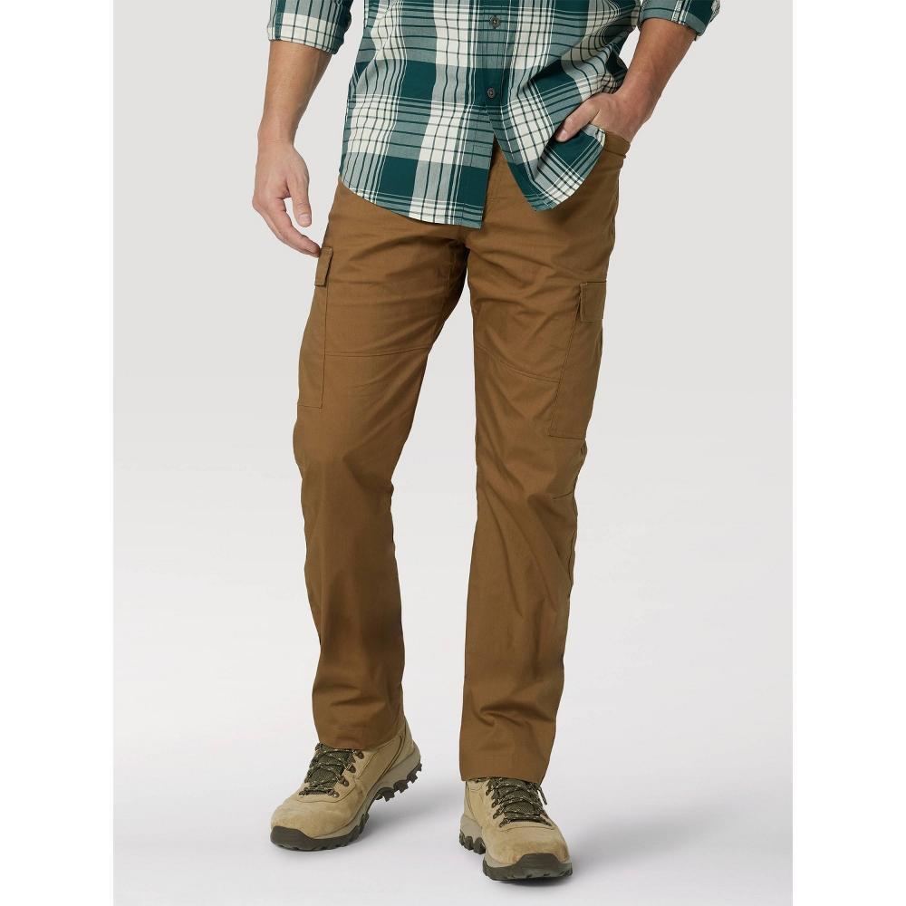 Wrangler Mens ATG Straight Cargo Pants - Kangaroo 40x30 Product Image