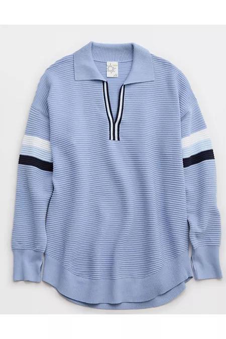 OFFLINE By Aerie Home Stretch Polo Sweater Women's Product Image