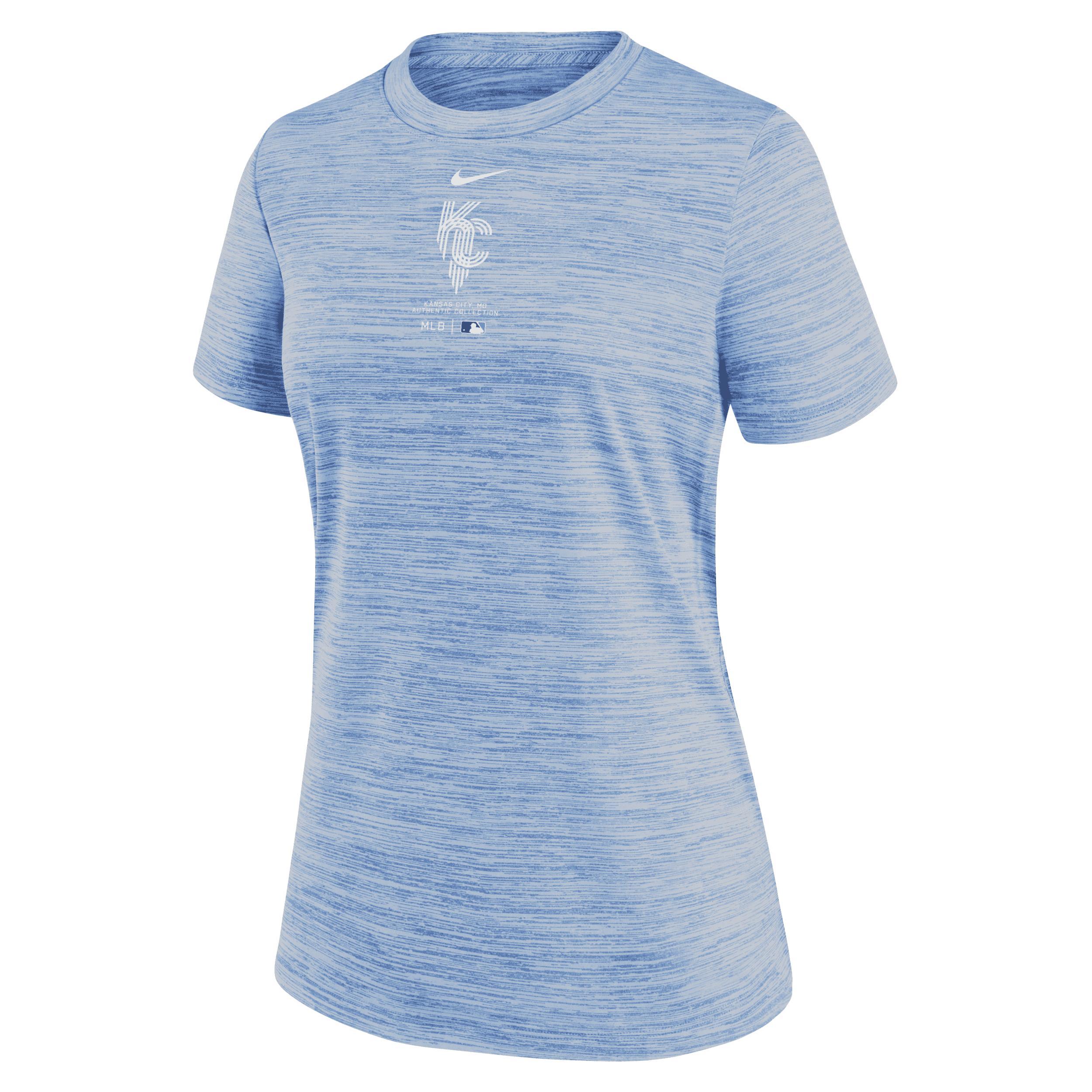 Kansas City Royals Authentic Collection City Connect Practice Velocity Nike Women's Dri-FIT MLB T-Shirt Product Image