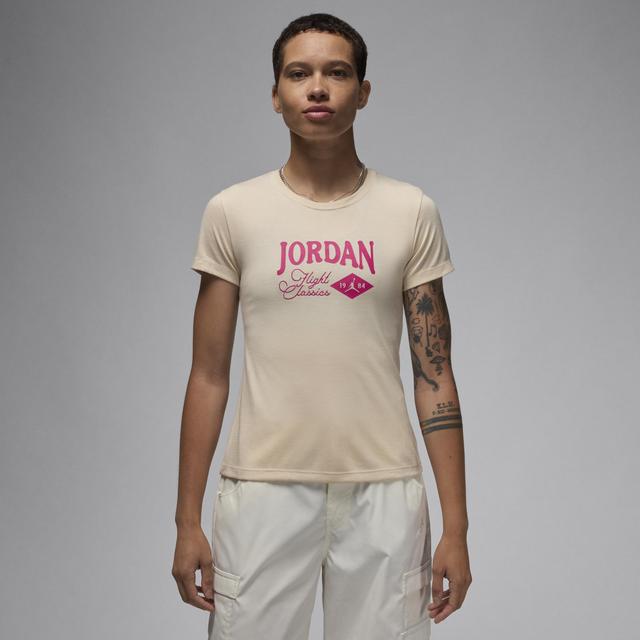 Women's Jordan Graphic Slim T-Shirt Product Image