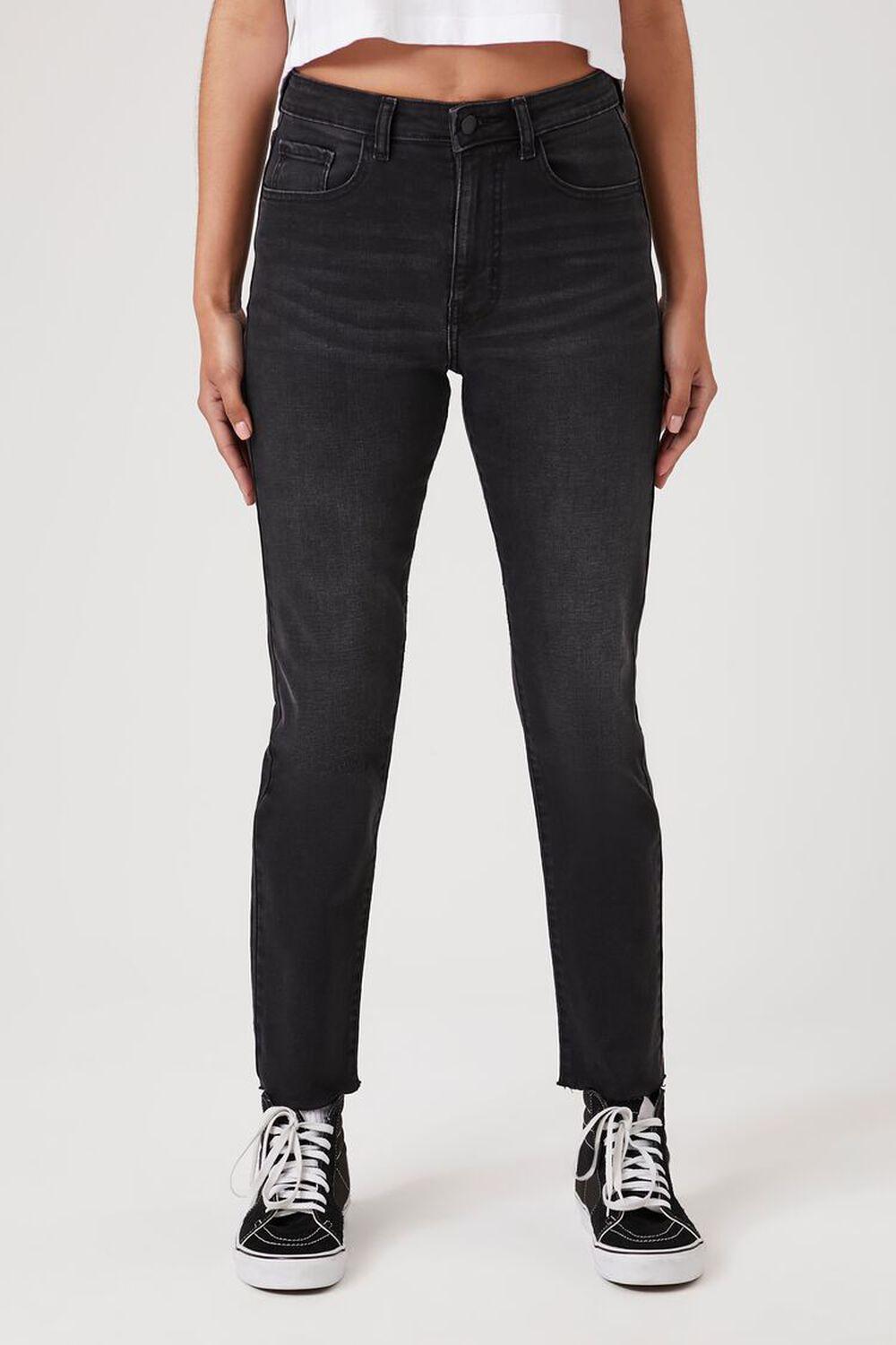 High-Rise Mom Skinny Jeans | Forever 21 Product Image