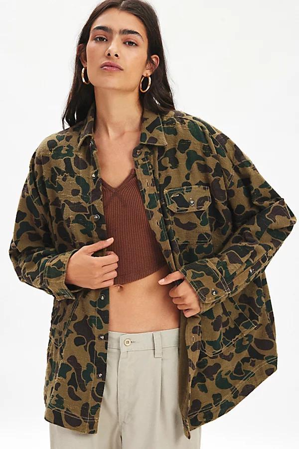 BDG Dani Oversized Flannel Shirt Womens at Urban Outfitters Product Image