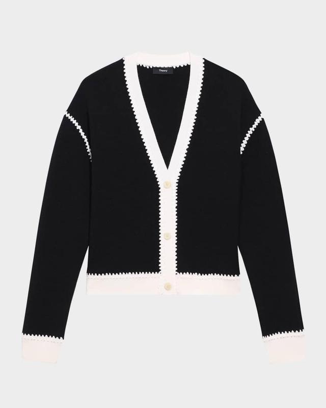 Blanket Stitch Cardigan Product Image