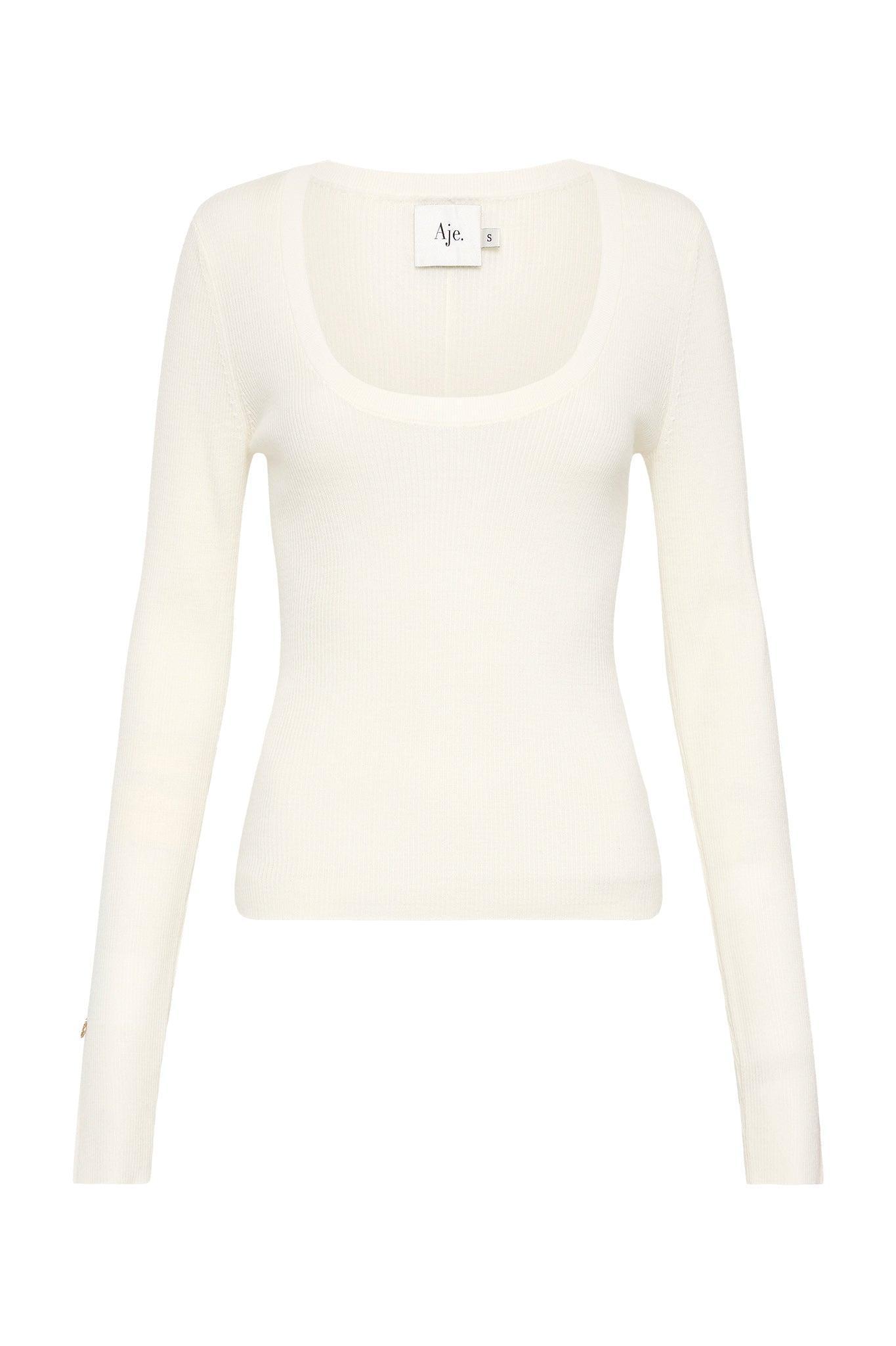 Alina Scoopneck Knit Top Product Image