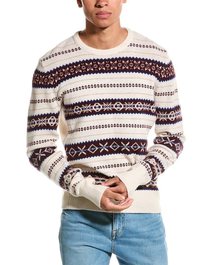 RAG & BONE Wesley Fairisle Wool Crewneck Sweater In Multi Product Image