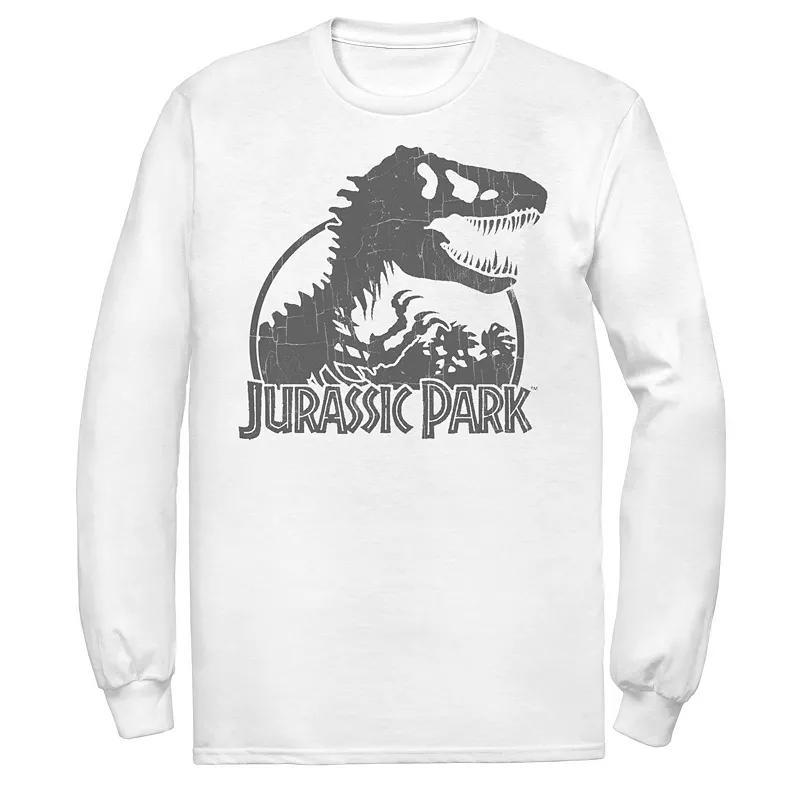 Mens Jurassic Park Classic T-Rex Skeleton Logo Tee Product Image