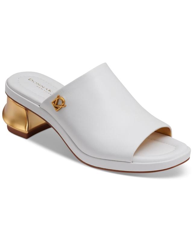 Donna Karan Womens Tinley Peep Toe Mules Product Image