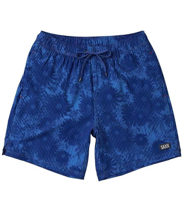 SAXX White Noise Daisy Oh Buoy 2N1 7#double; Inseam Volley Swim Shorts Product Image