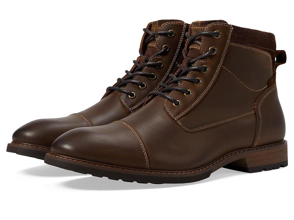 Florsheim Lodge Cap Toe Lace-Up Boot Crazy Horse) Men's Shoes Product Image