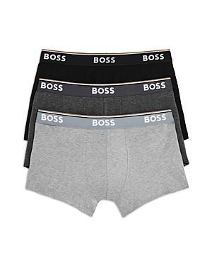 Mens Three Pack Of Stretch Cotton Trunks Product Image