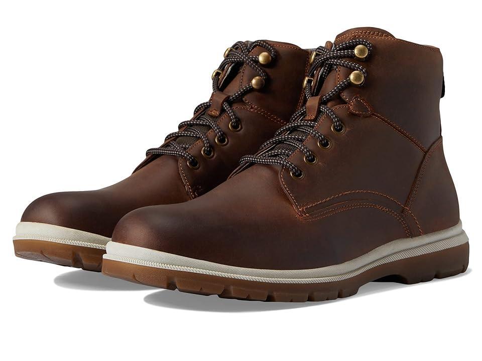 Florsheim Mens Lookout Plain Toe Water Resistant Leather Lace Up Boots Product Image