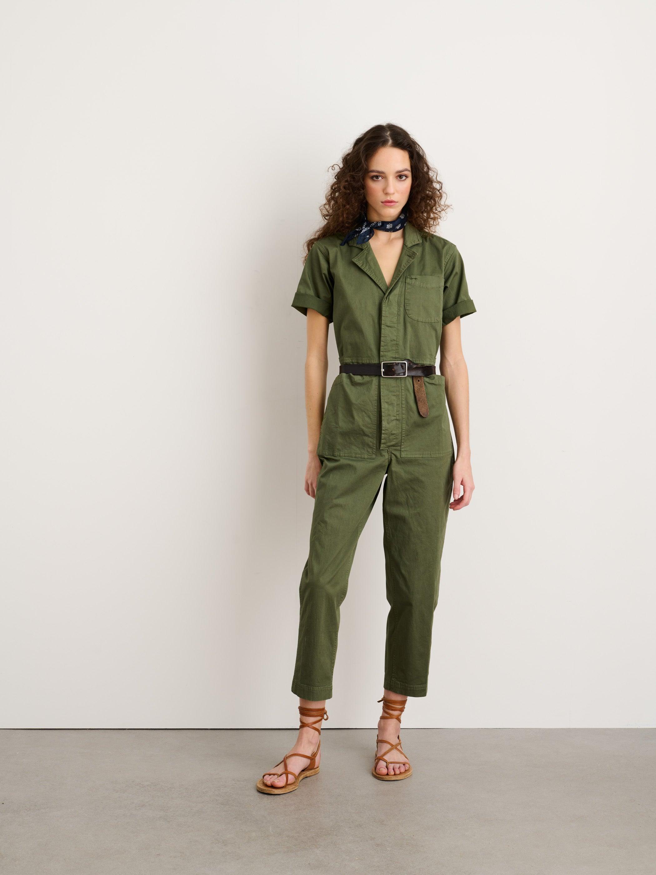 Standard Short Sleeve Jumpsuit Female Product Image