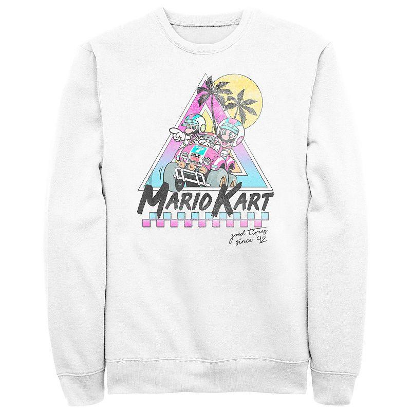 Mens Nintendo Mario Kart Beach Race Good Times Since 92 Fleece Sweatshirt Product Image