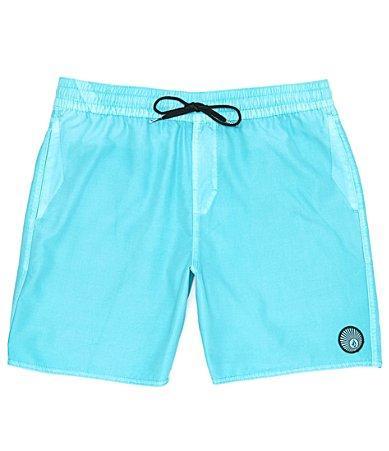 Volcom Center 17 Trunks (Neon ) Men's Swimwear Product Image