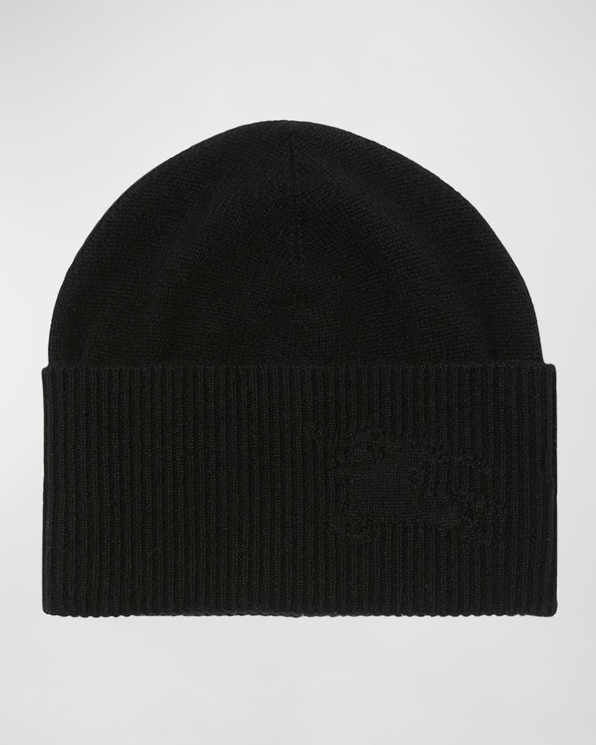 Womens Cashmere EKD Beanie Product Image