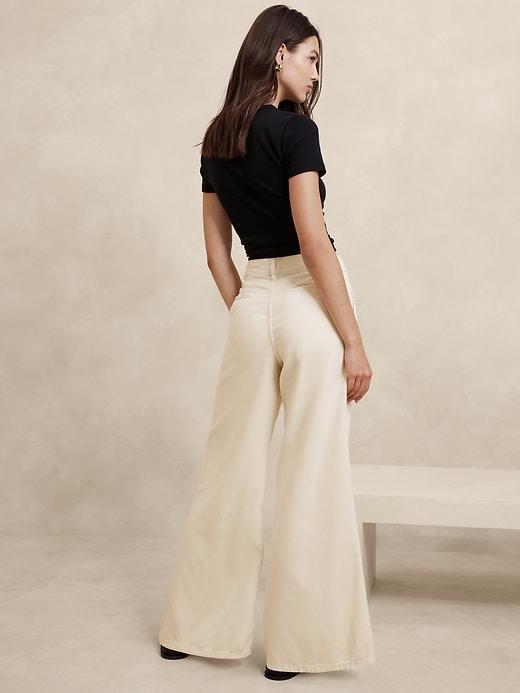 Ultra High-Rise Wide-Leg Trouser Jean Product Image