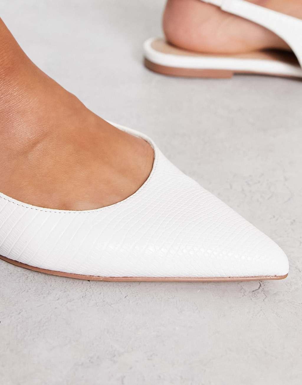 ASOS DESIGN Lala slingback ballet flats Product Image